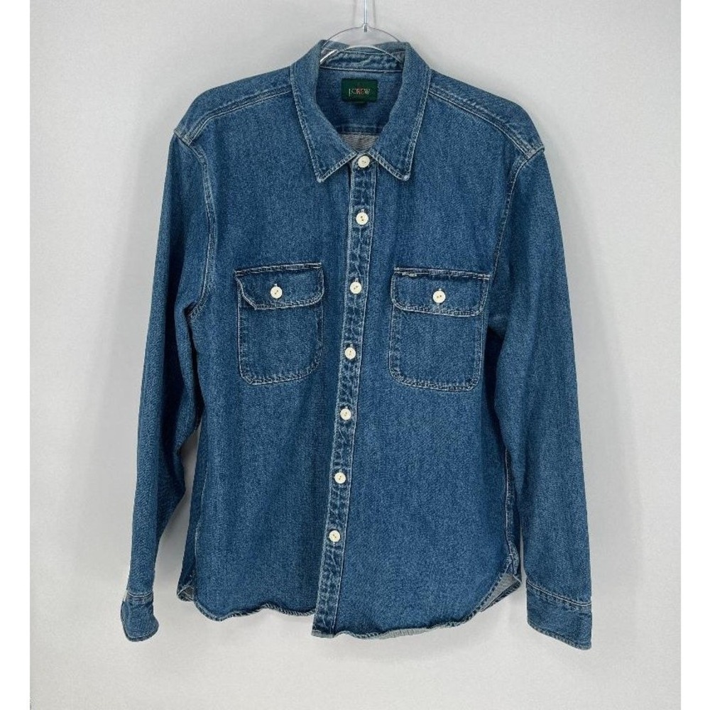 J Crew Denim Button-Down Shirt
